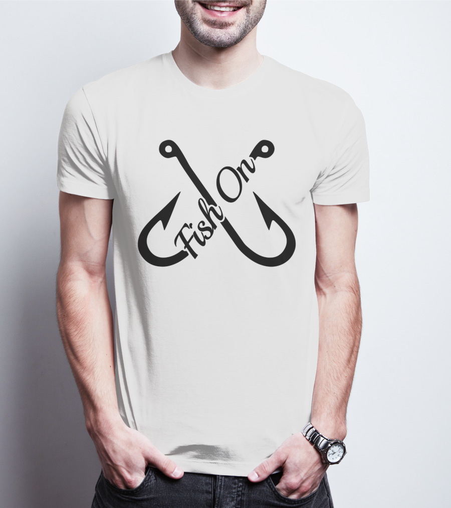 Fish On Hook Crossing T-Shirt