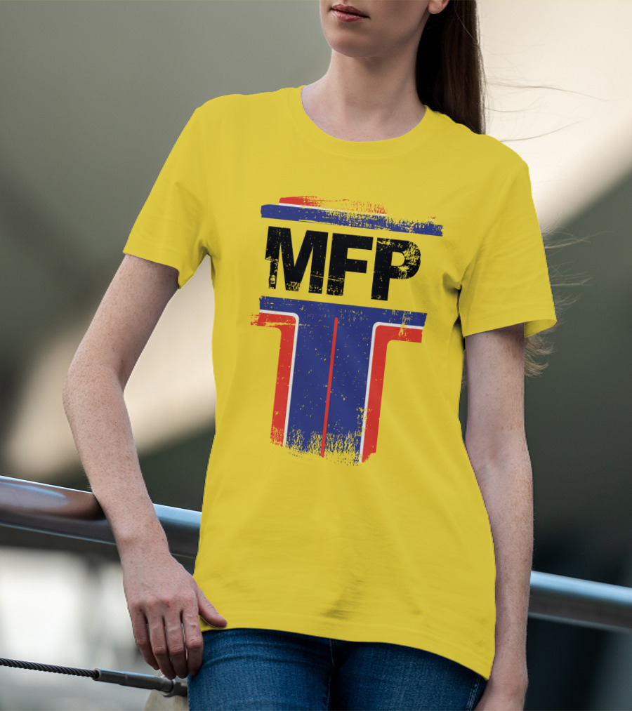 Mad Max MFP Main Force Patrol Vintage Logo Ao Vang T-Shirt