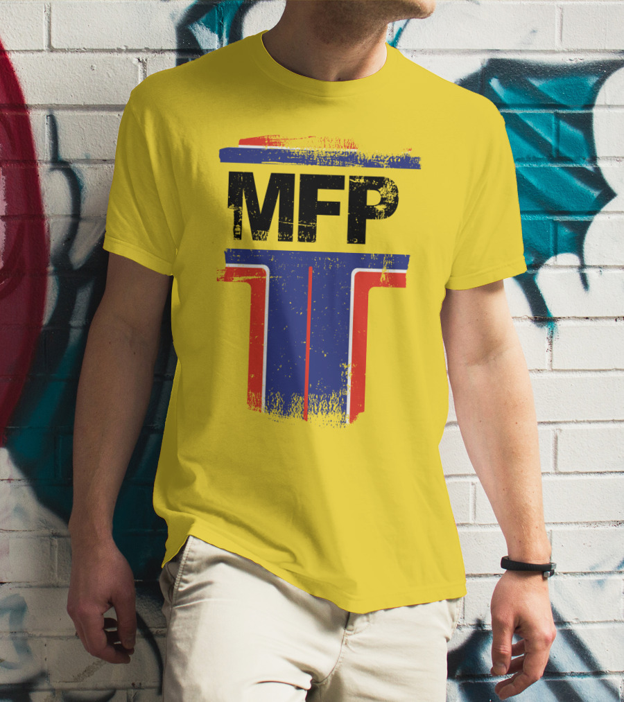 Mad Max MFP Main Force Patrol Vintage Logo Ao Vang T-Shirt