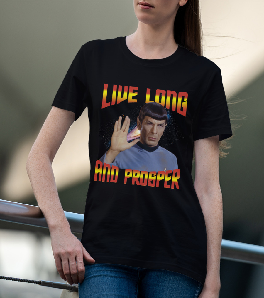 13 Star Trek Spock Live Long And Prosper Hand Gesture T-Shirt
