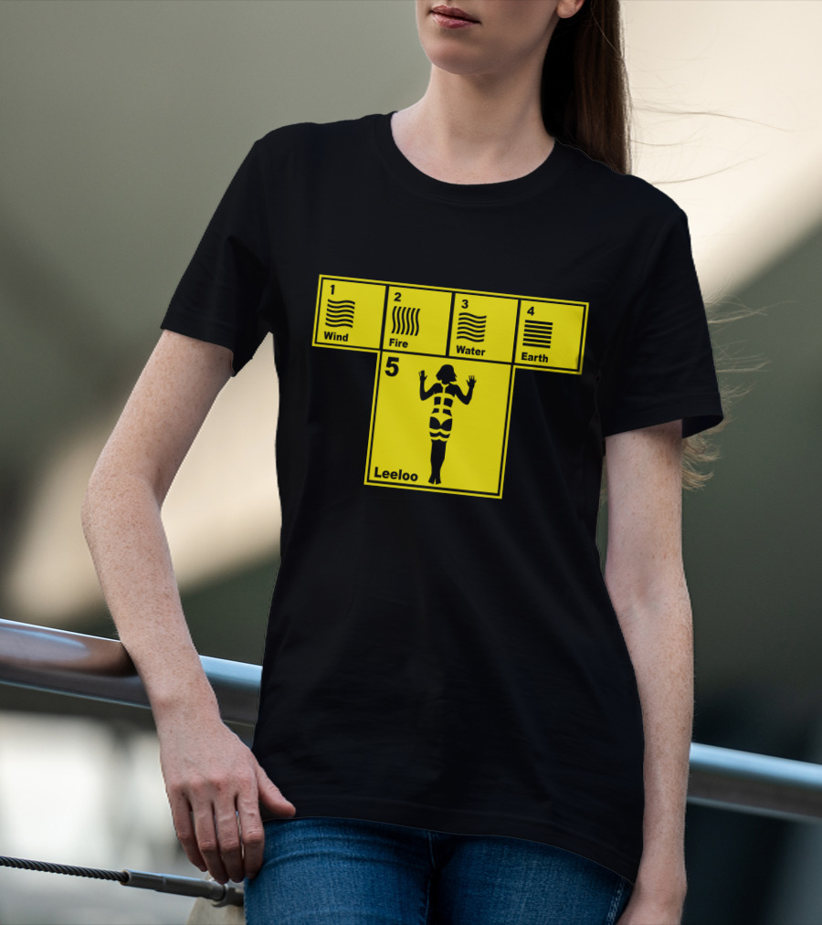 Wind Fire Water Earth Leeloo The Fifth Element T-Shirt