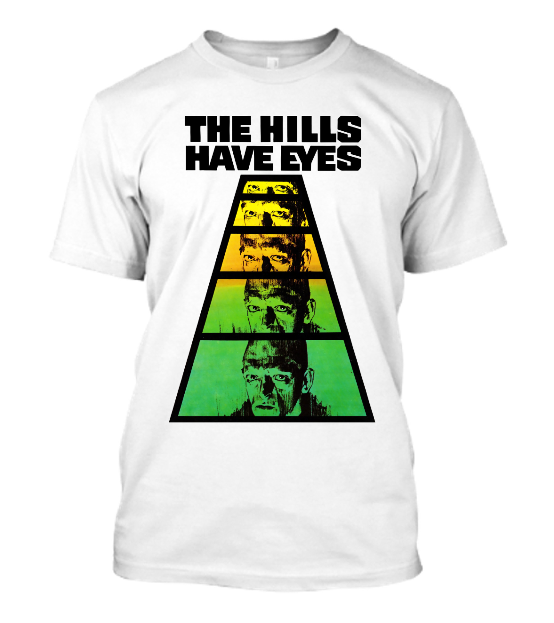 The Hills Have Eyes Retro 1977 Pyramid Faces T-Shirt
