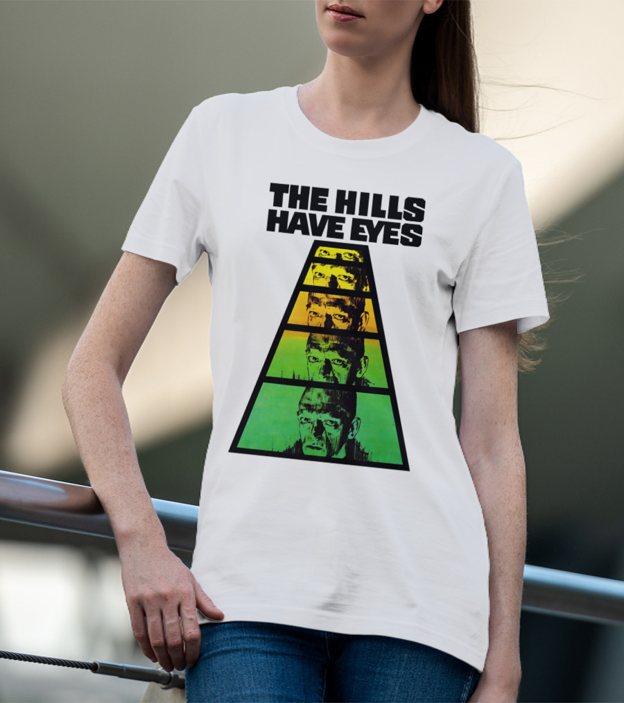 The Hills Have Eyes Retro 1977 Pyramid Faces T-Shirt