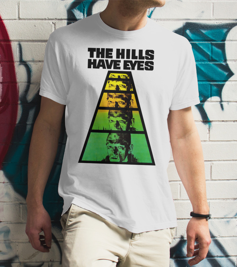 The Hills Have Eyes Retro 1977 Pyramid Faces T-Shirt