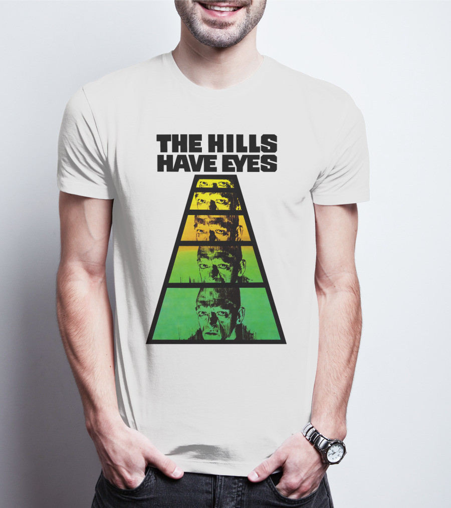 The Hills Have Eyes Retro 1977 Pyramid Faces T-Shirt