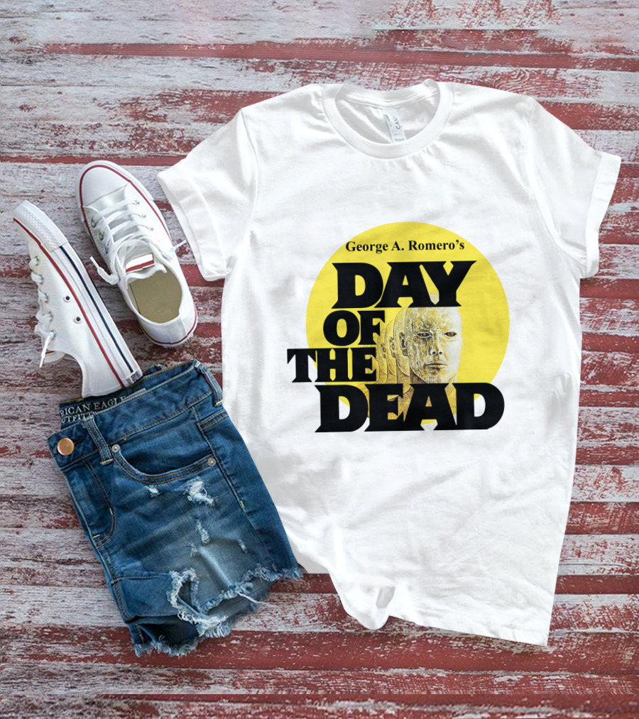 George A. Romero's Day Of The Dead Zombie Horror Movie T-Shirt