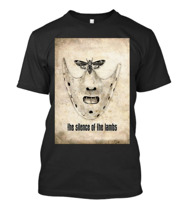 The Silence Of The Lambs Hannibal Lecter Mask With Death's-Head Hawkmoth T-Shirt