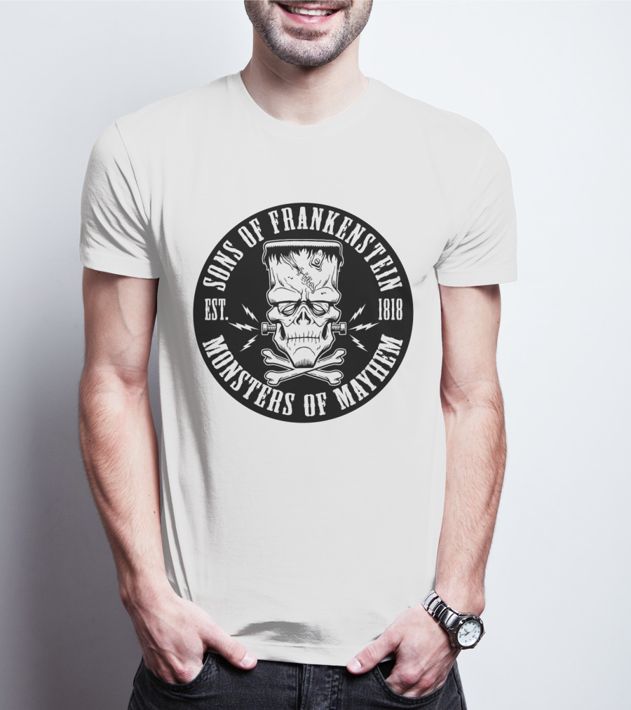 Sons Of Frankenstein Monsters Of Mayhem Est. 1818 T-Shirt