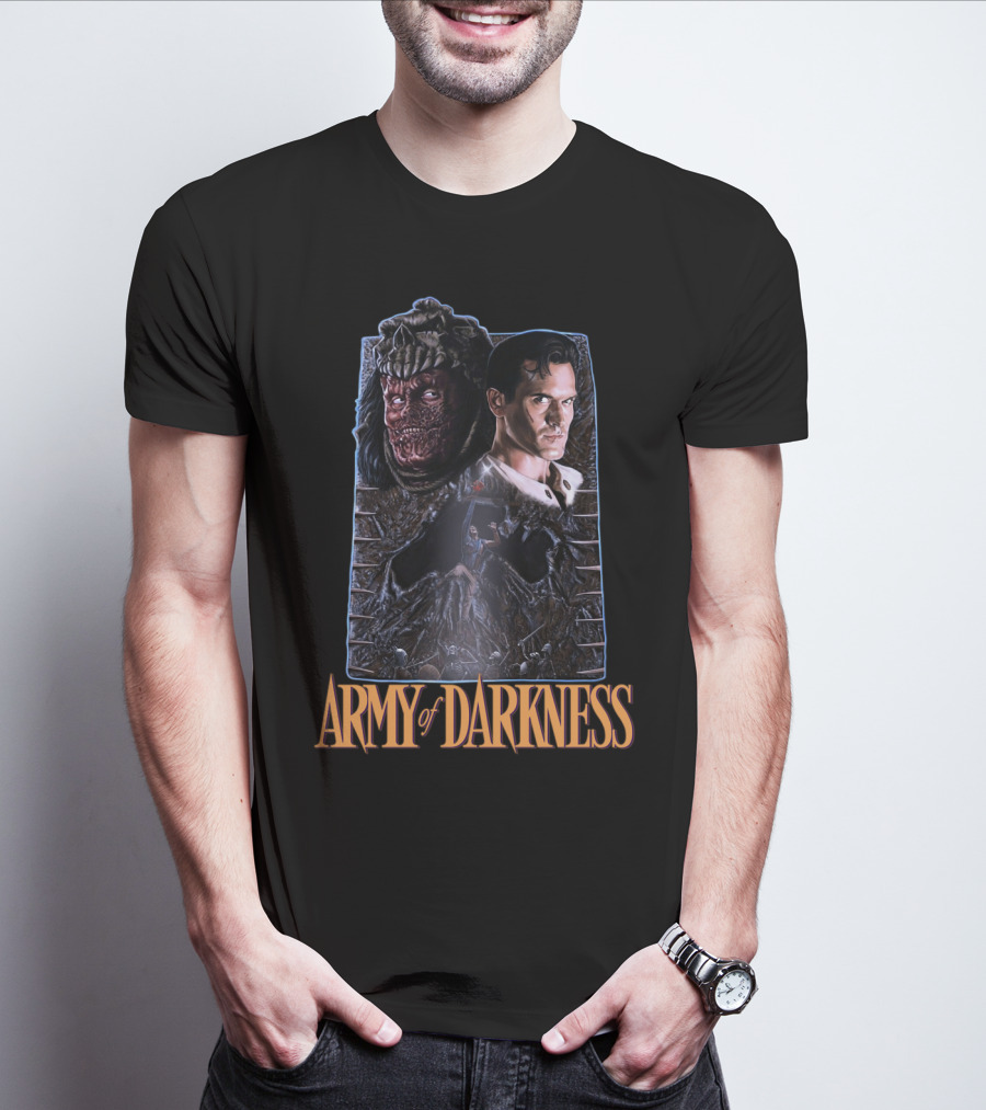 Army Of Darkness Heroic Battle Against Evil Forces T-Shirt
