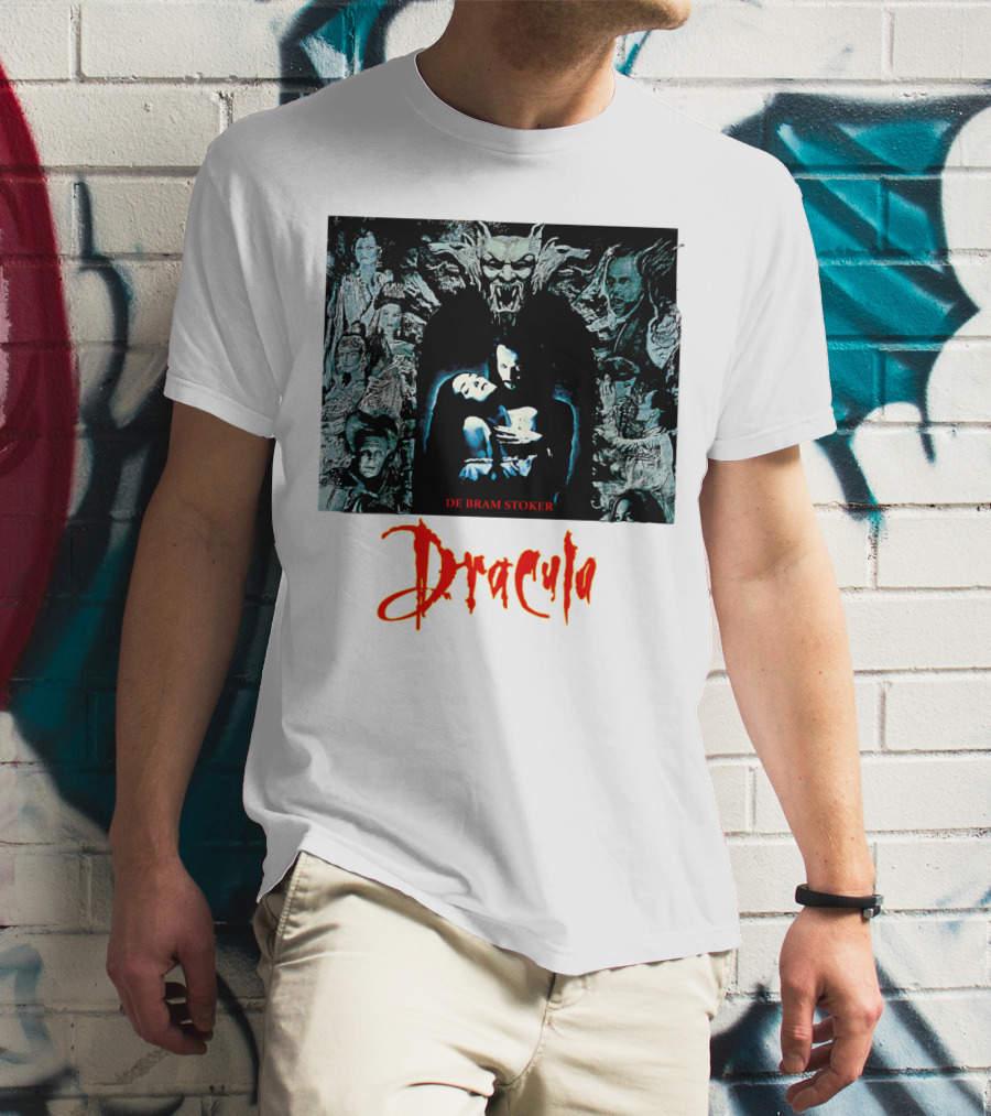 Dracula De Bram Stoker Vampire Collage 1992 T-Shirt