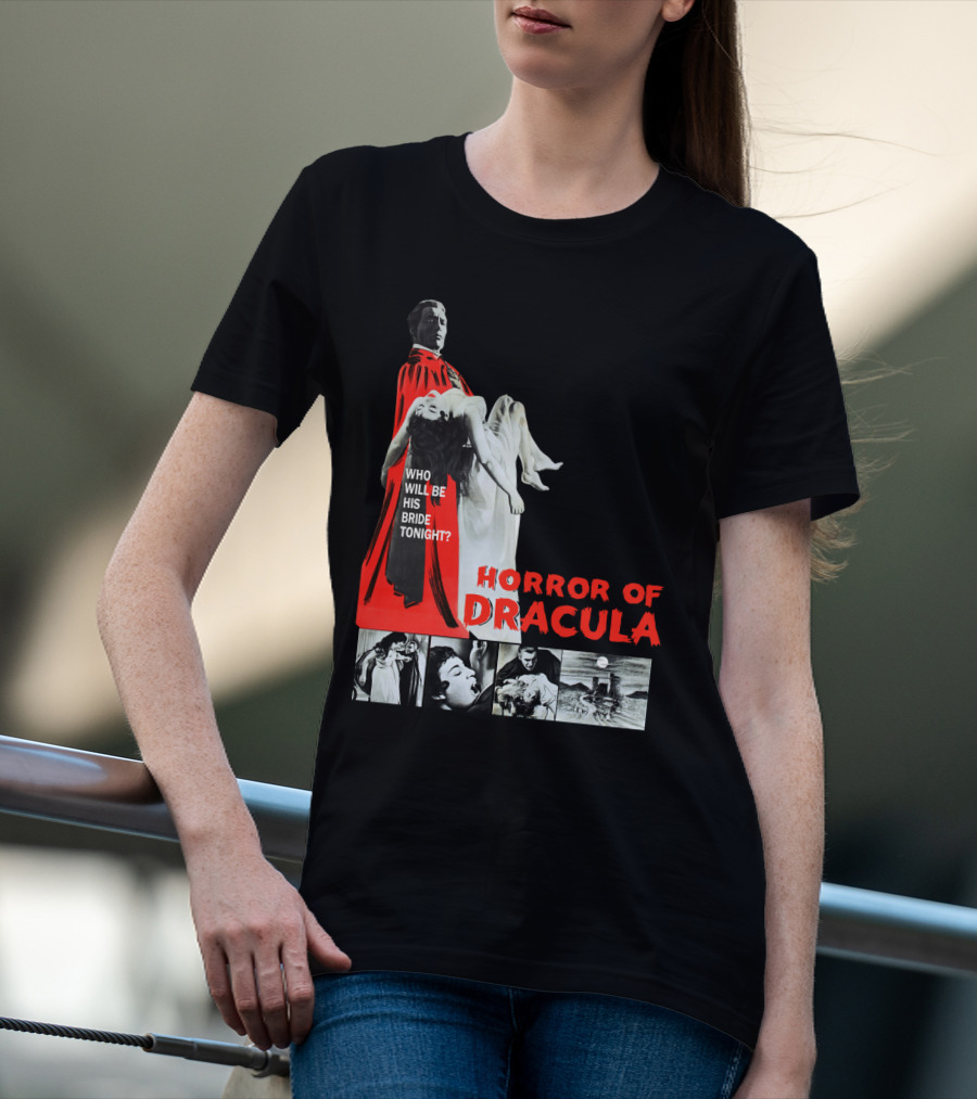 Horror Of Dracula Who Will Be His Bride Tonight T-Shirt