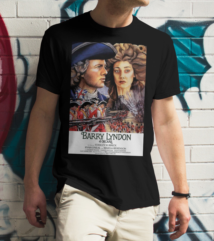 Barry Lyndon Stanley Kubrick 4 Oscars Ryan O'Neal Marisa Berenson T-Shirt