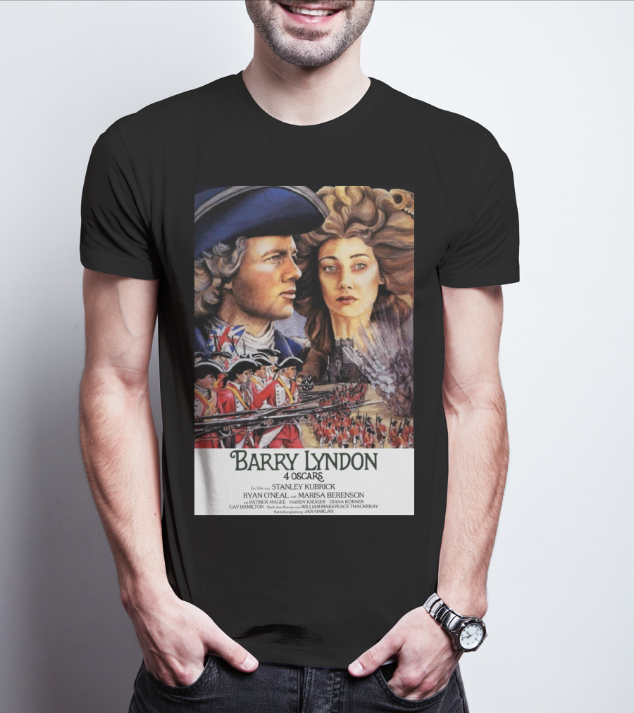 Barry Lyndon Stanley Kubrick 4 Oscars Ryan O'Neal Marisa Berenson T-Shirt