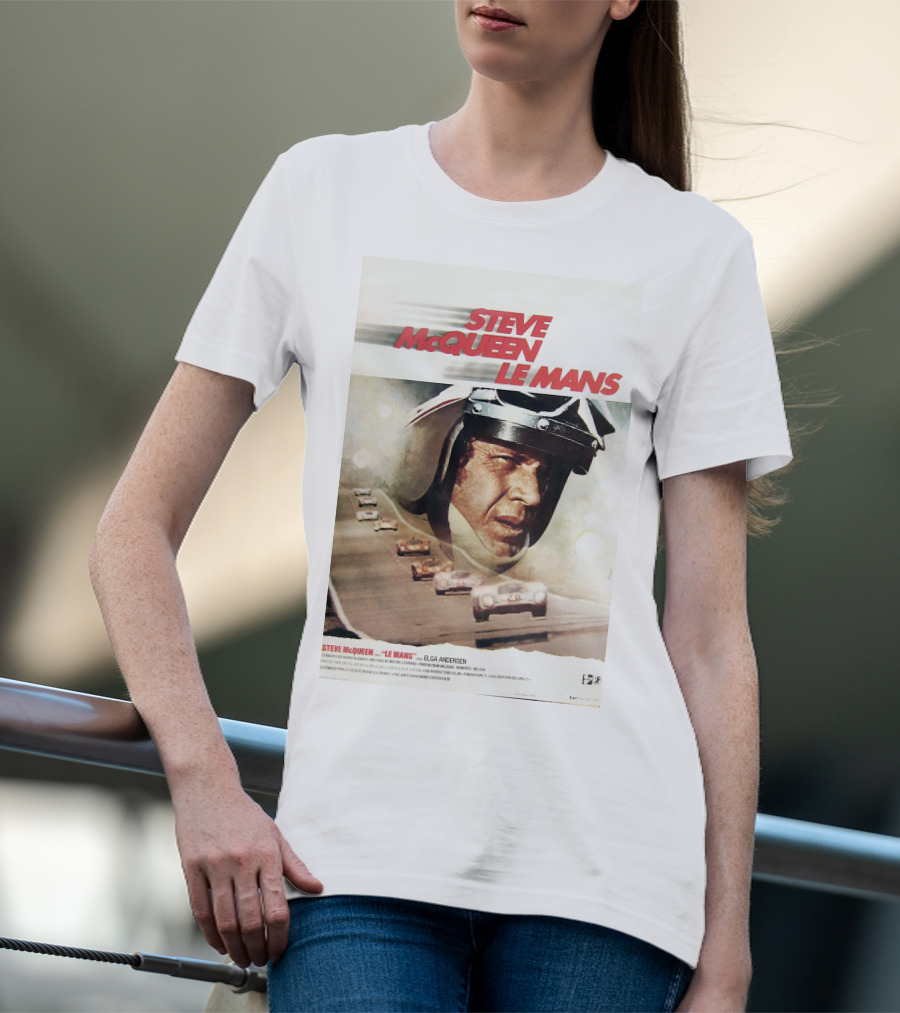 Steve McQueen Le Mans 1971 Racing Film T-Shirt
