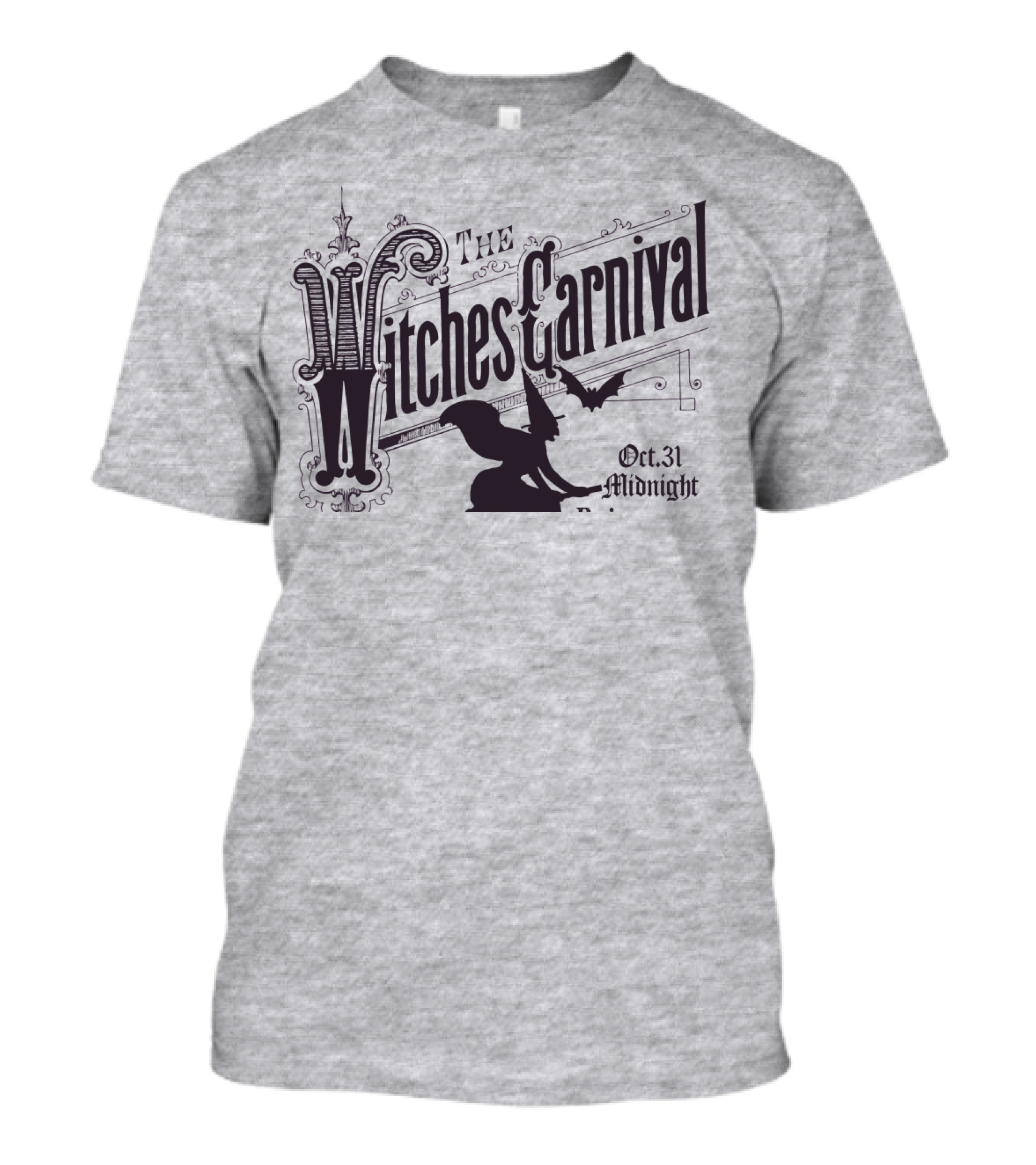 The Witches Carnival Oct 31 Midnight Bring Your Own Broom T-Shirt