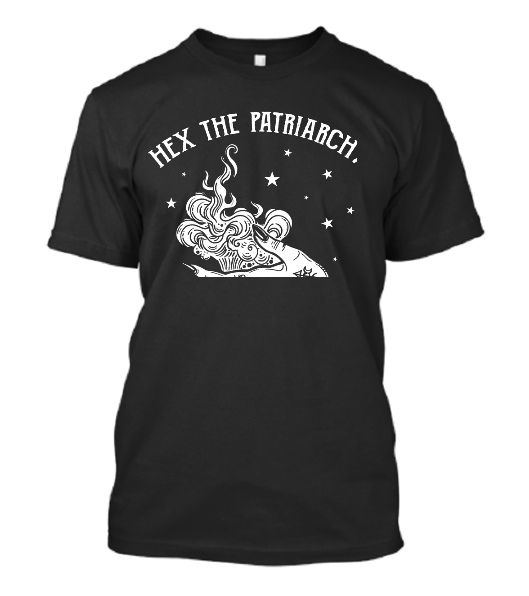 Hex The Patriarchy Hand Stars Smoke T-Shirt