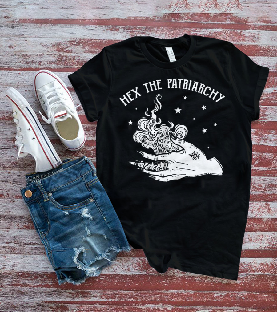 Hex The Patriarchy Hand Stars Smoke T-Shirt