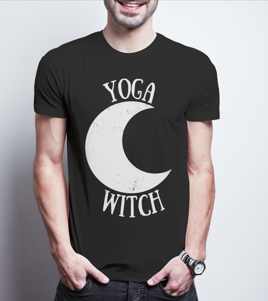 Yoga Witch Crescent Moon T-Shirt
