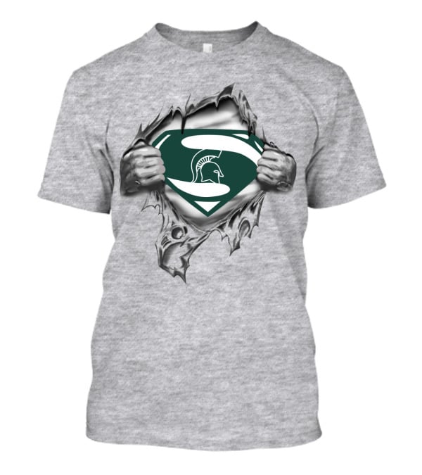 Michigan State Spartans Super Man T-Shirt