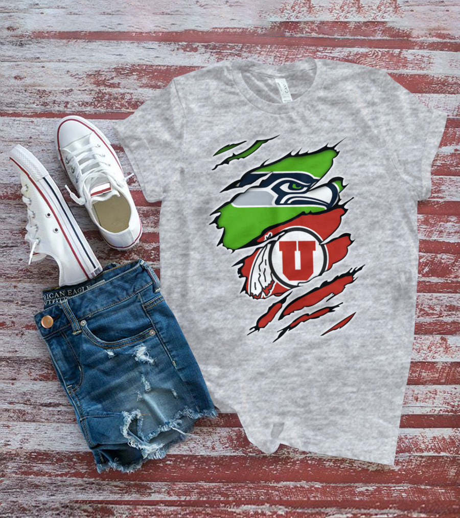 Seahawks Utes Hybrid Claw T-Shirt
