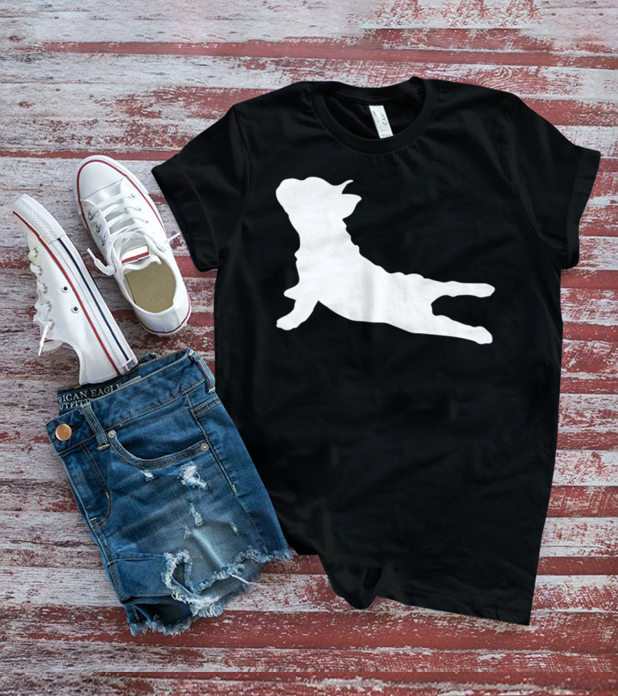 French Bulldog Yoga Pose T-Shirt