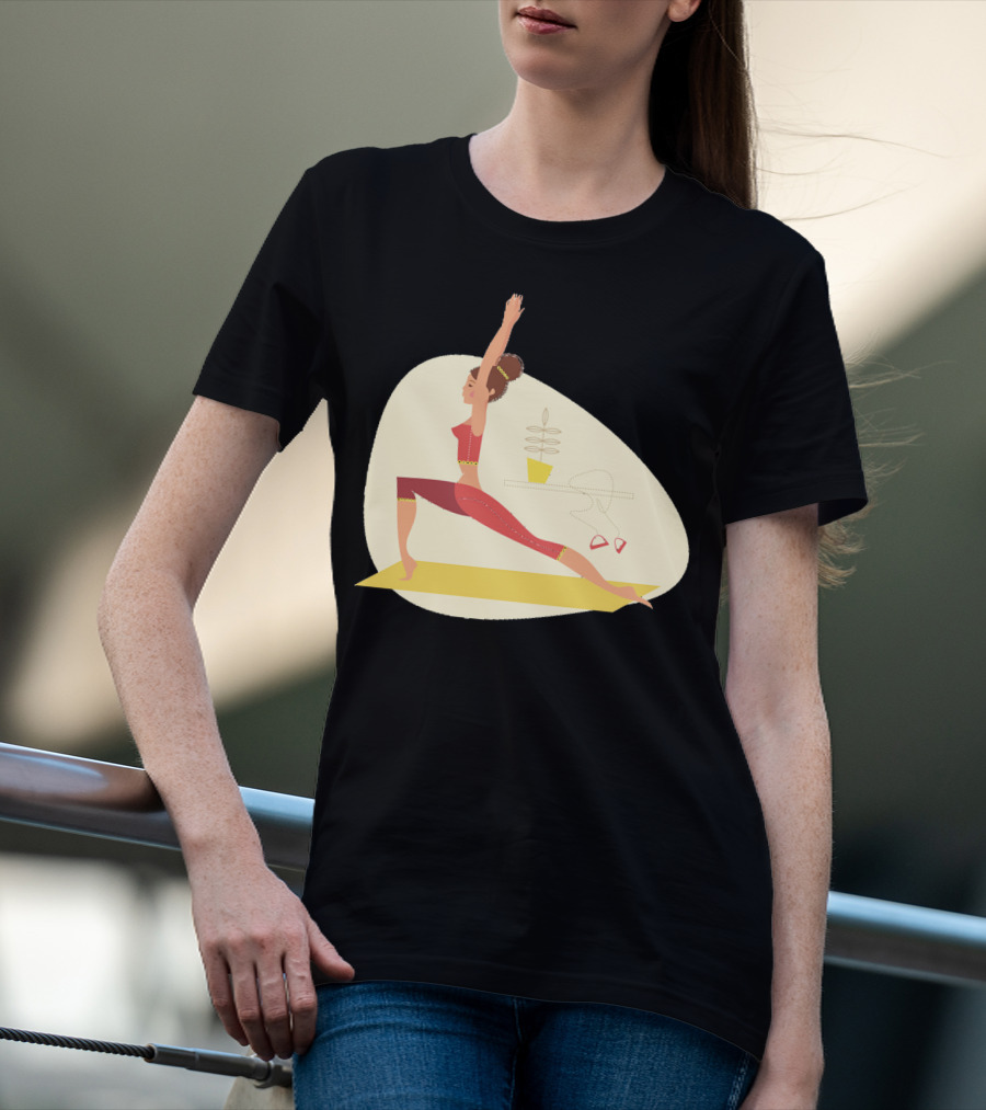 Fun Yoga Pose For Relaxing Workout Sessions T-Shirt