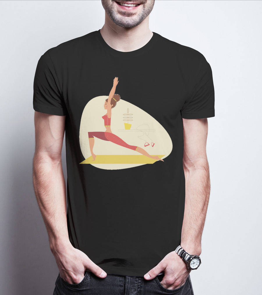 Fun Yoga Pose For Relaxing Workout Sessions T-Shirt