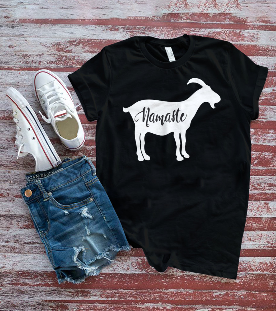 Goat Namaste Yoga Symbol T-Shirt
