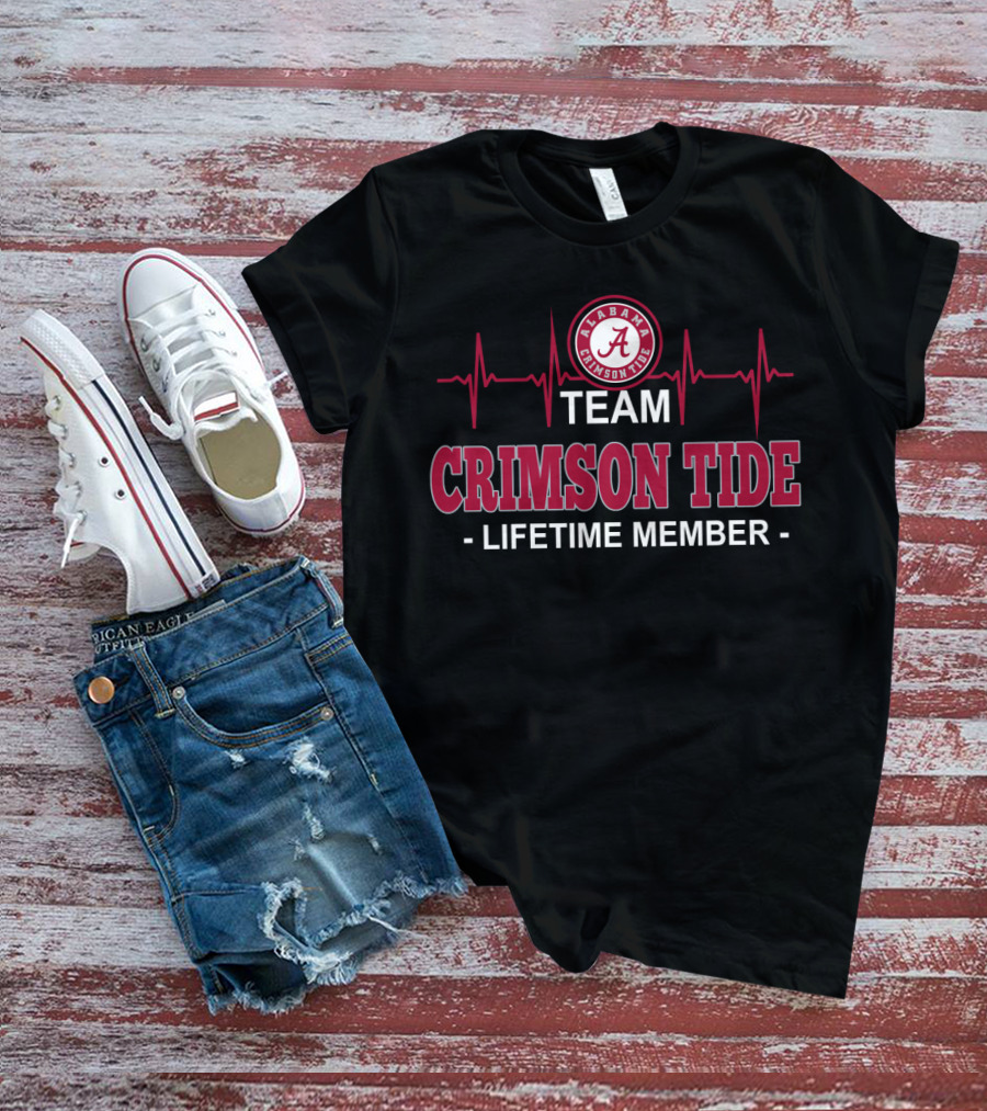 Team Alabama Crimson Tide Lifetime Member T-Shirt