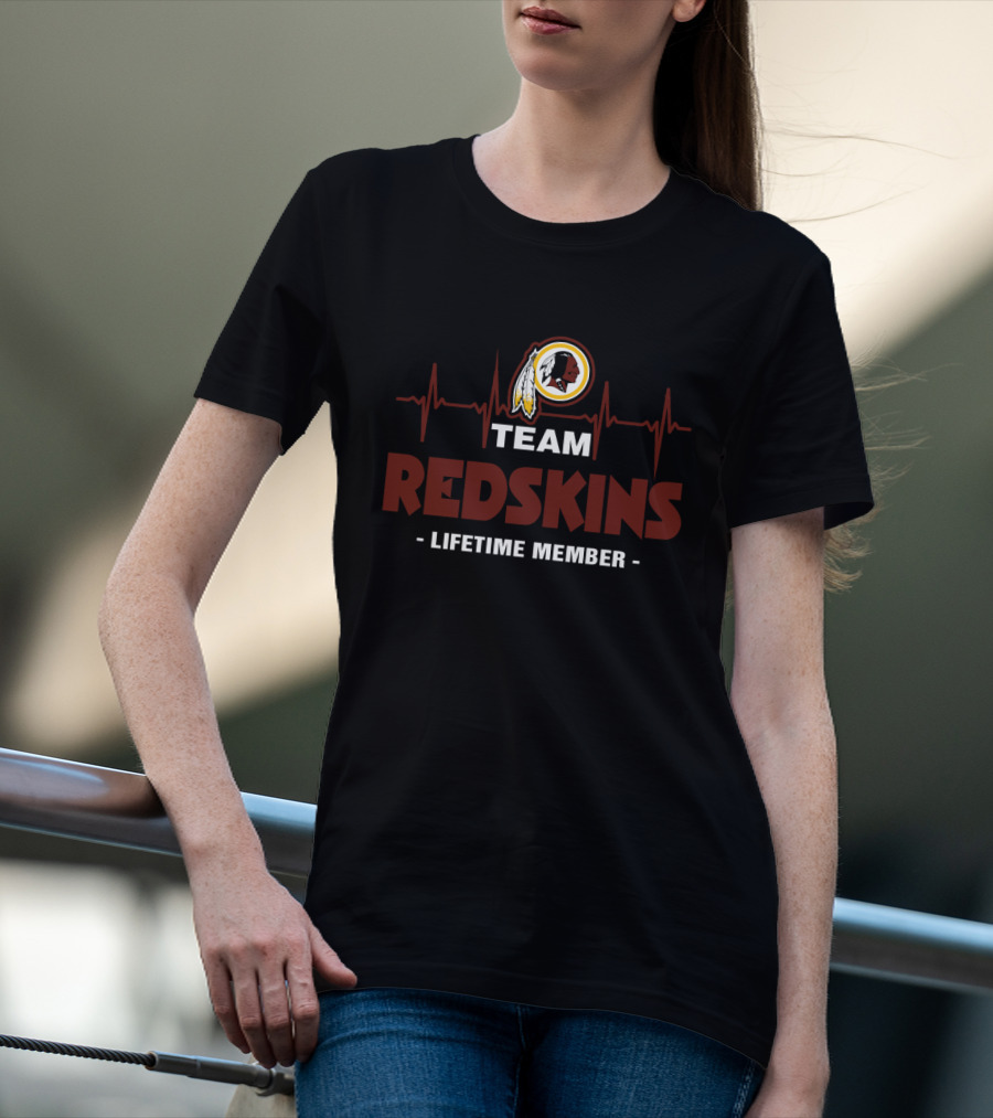 Team Redskins Lifetime Member T-Shirt