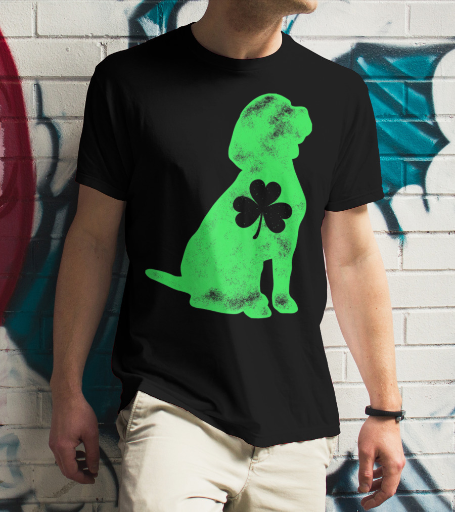 Beagle St Patricks Day Shamrock T-Shirt