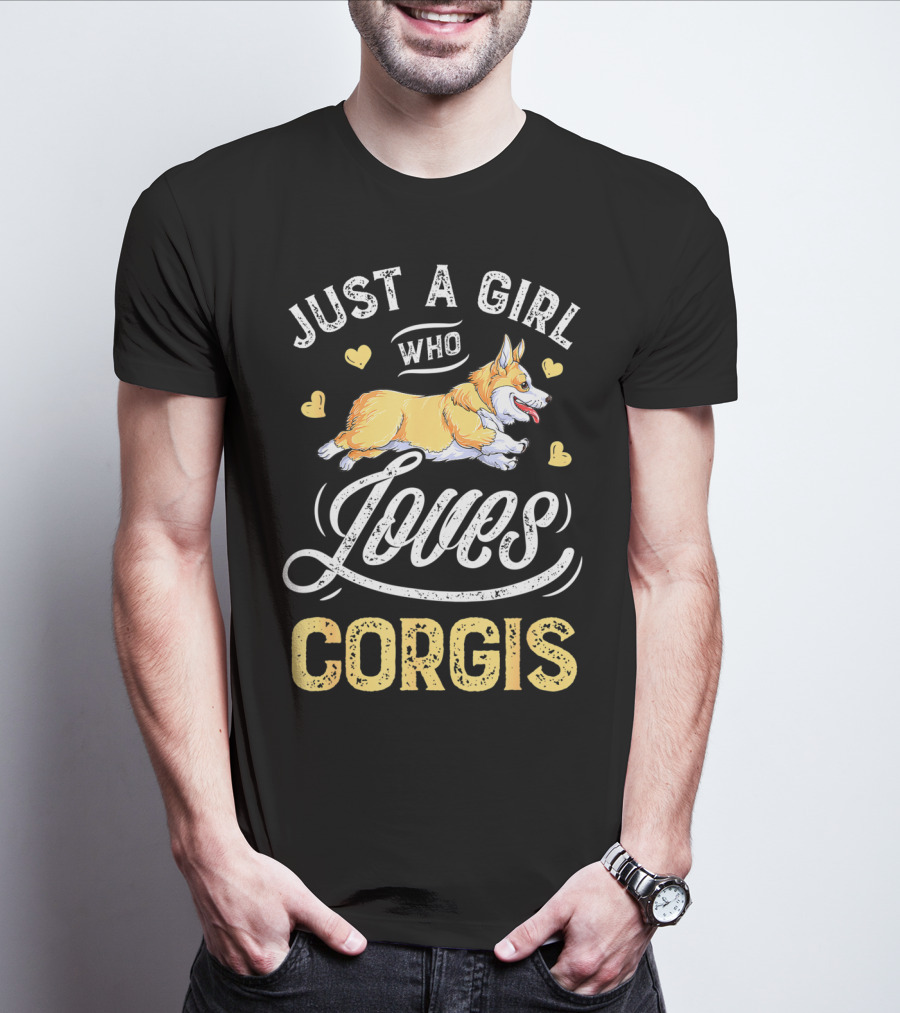 Just A Girl Who Loves Corgis T-Shirt