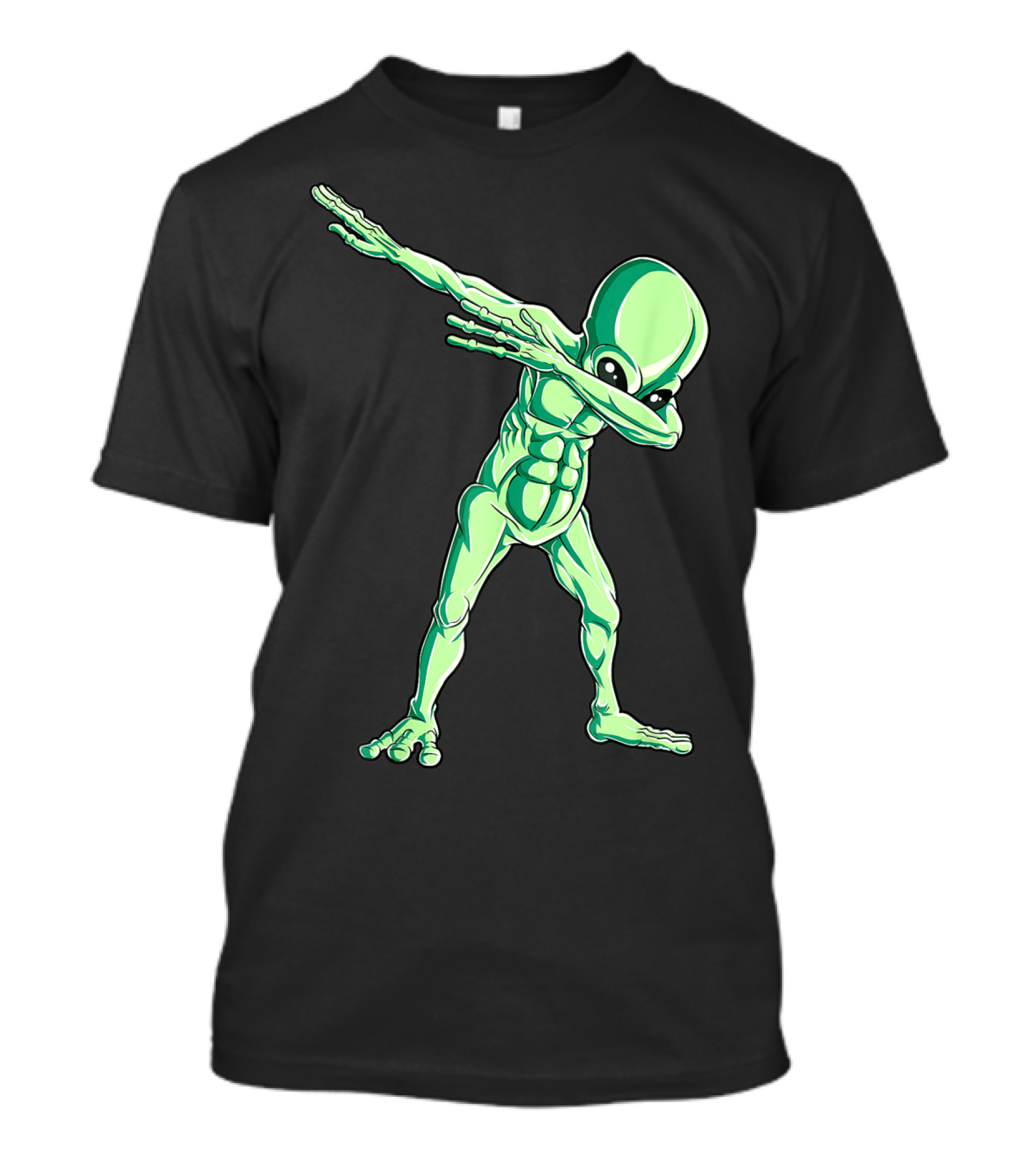 Dabbing Alien Dab Hip Hop Funny UFO Creature T-Shirt