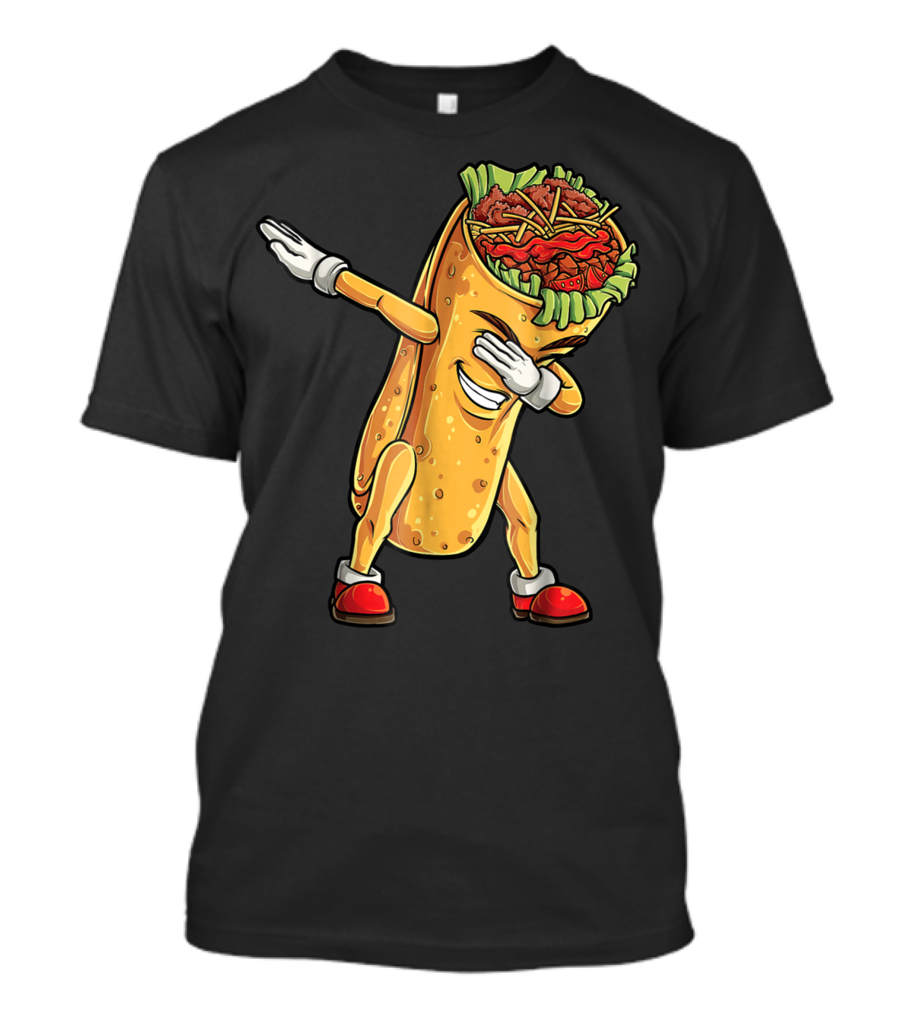 Dabbing Burrito Celebration Cinco De Mayo T-Shirt