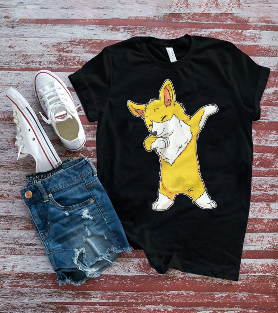 Corgi Dabbing Dance Welsh Corgis Dab T-Shirt