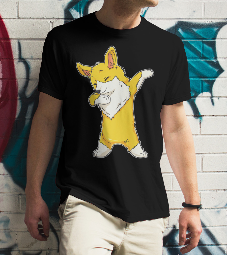 Corgi Dabbing Dance Welsh Corgis Dab T-Shirt