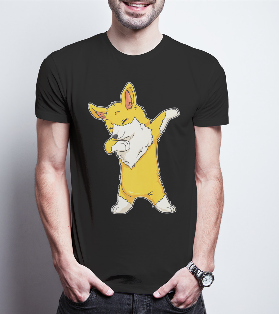Corgi Dabbing Dance Welsh Corgis Dab T-Shirt