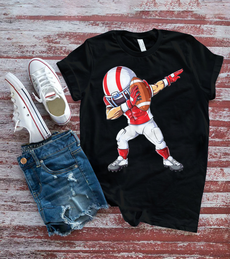 Dabbing Football Player Dab Dance Pose T-Shirt