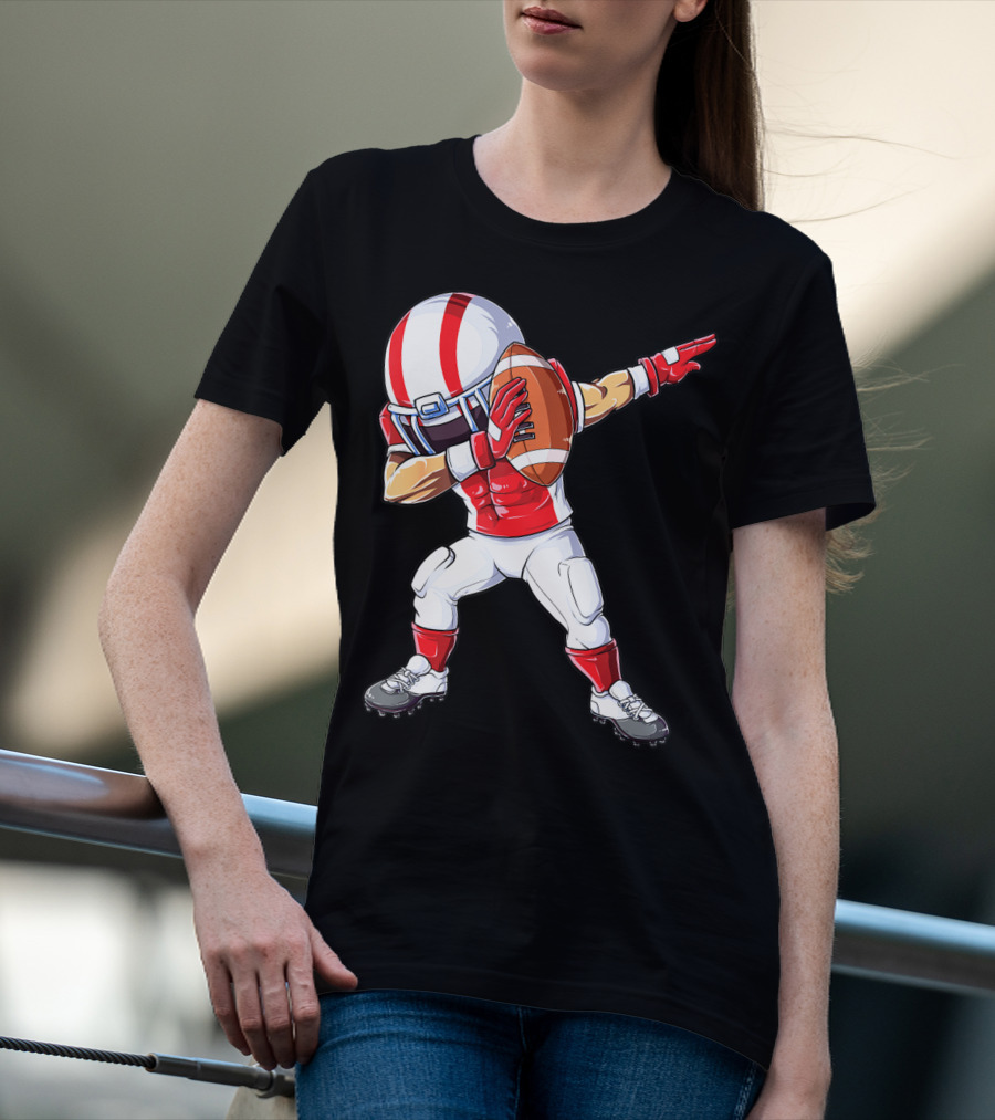Dabbing Football Player Dab Dance Pose T-Shirt