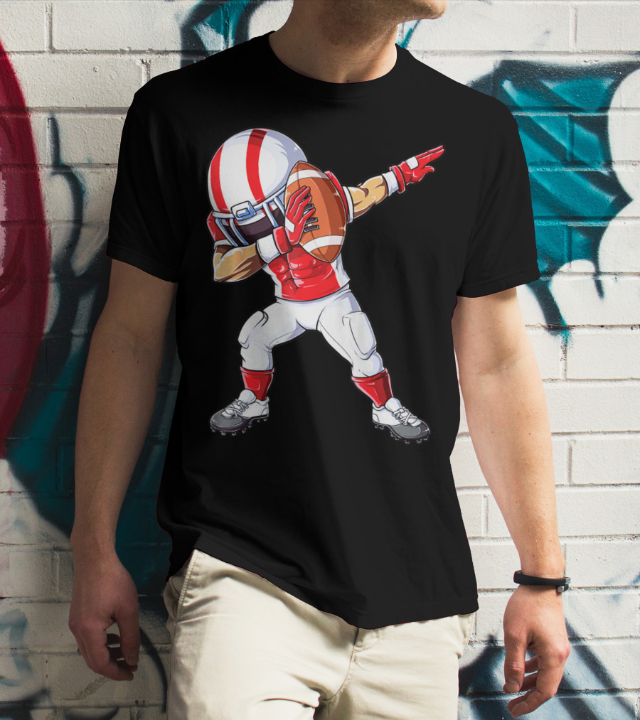 Dabbing Football Player Dab Dance Pose T-Shirt