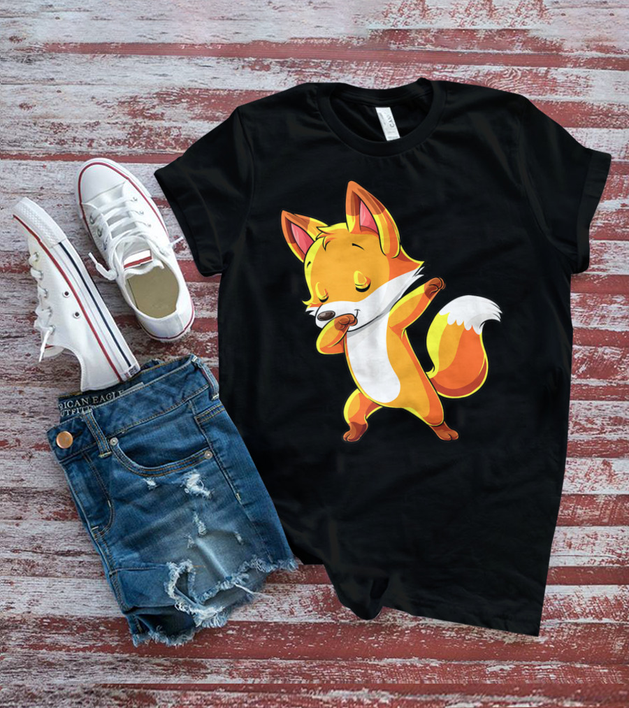 Dabbing Fox Funny Dab Women T-Shirt