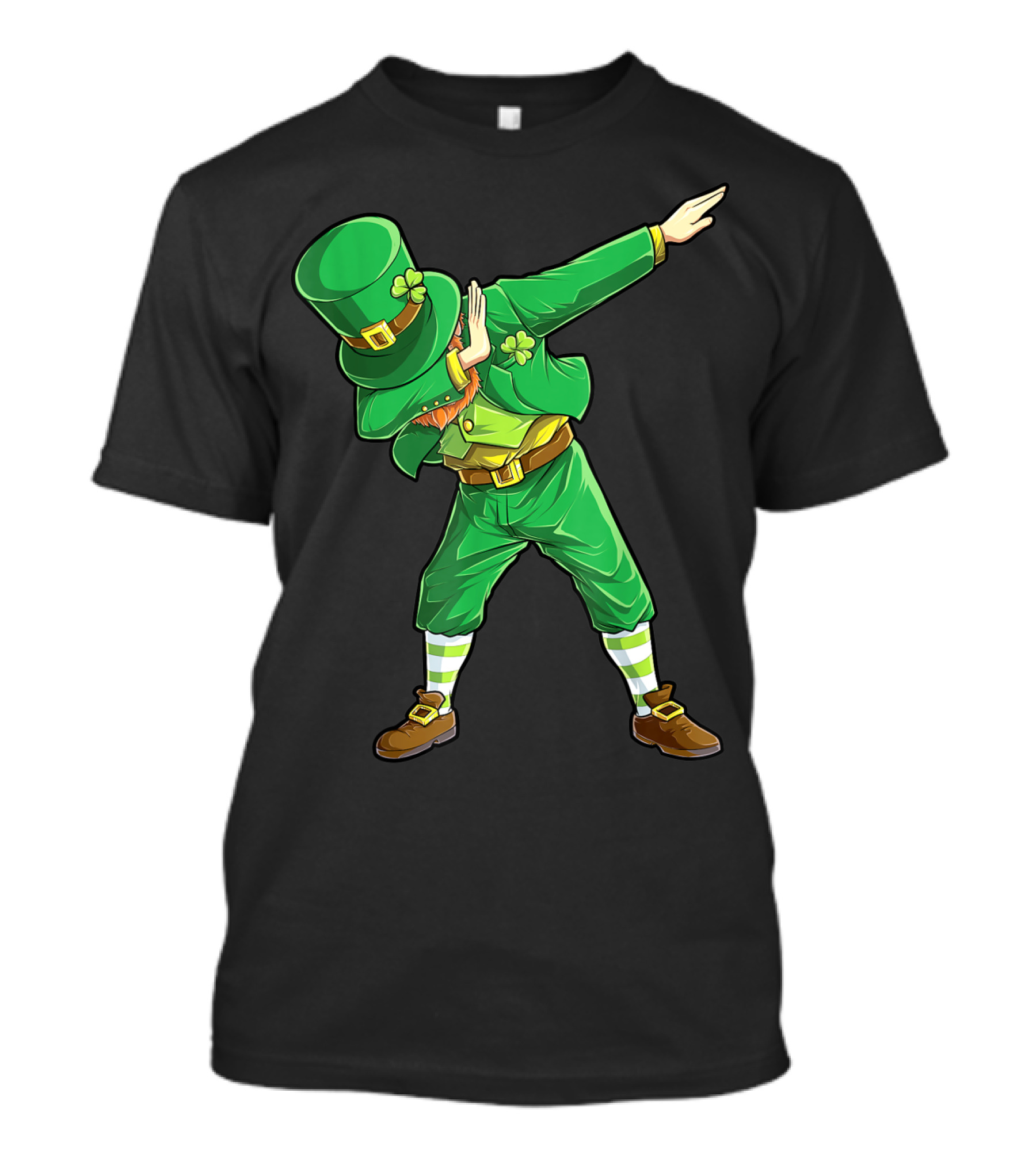 Dabbing Leprechaun St Patricks Day Boys Dab Dance Pose T-Shirt