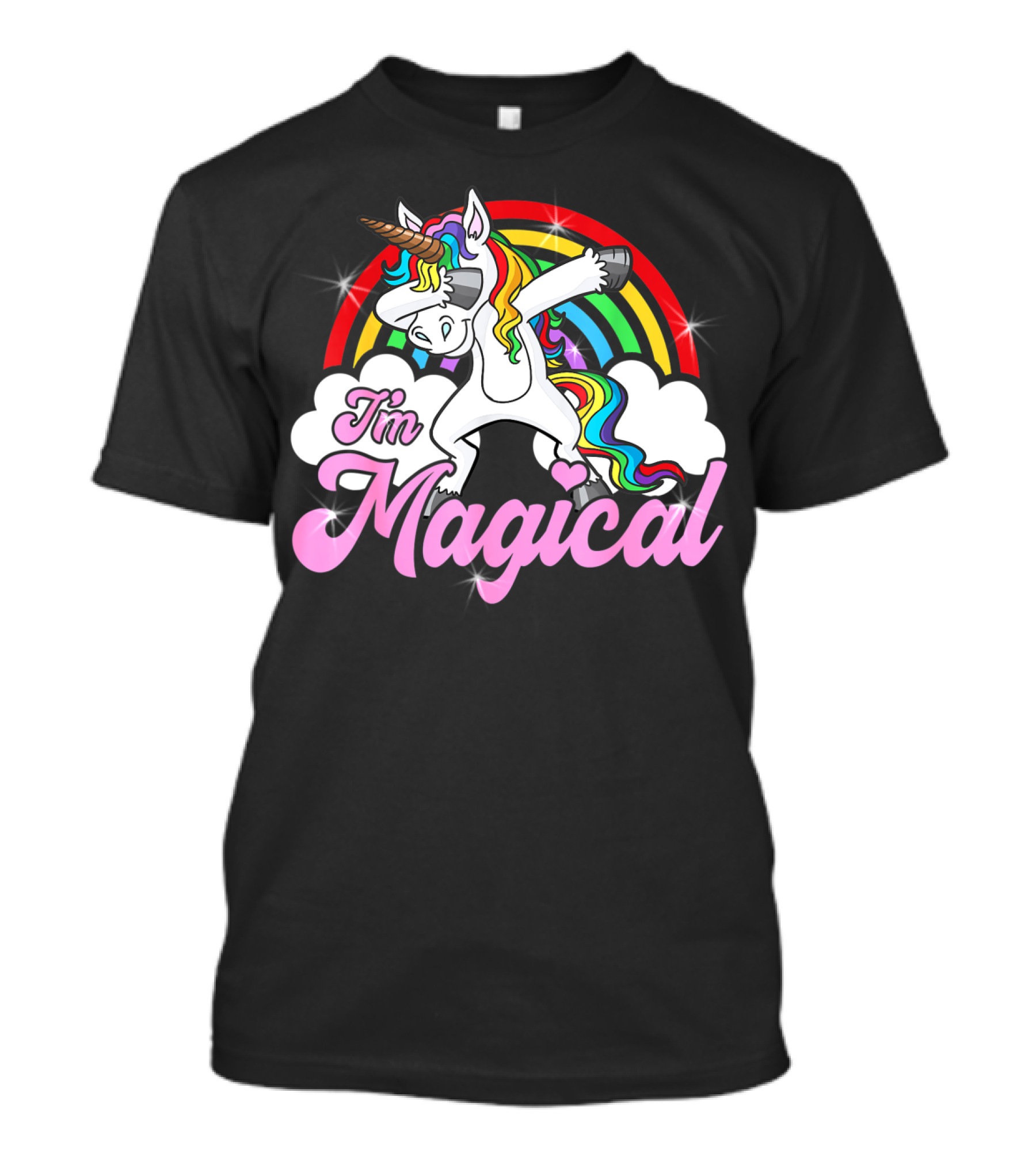 I'm Magical Dabbing Unicorn Rainbow T-Shirt