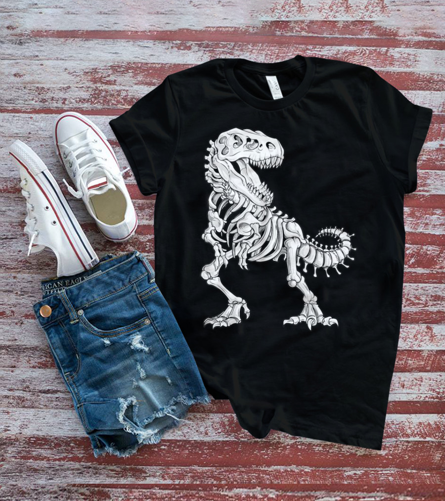 Dinosaur Skeleton T-Rex Fossil T-Shirt