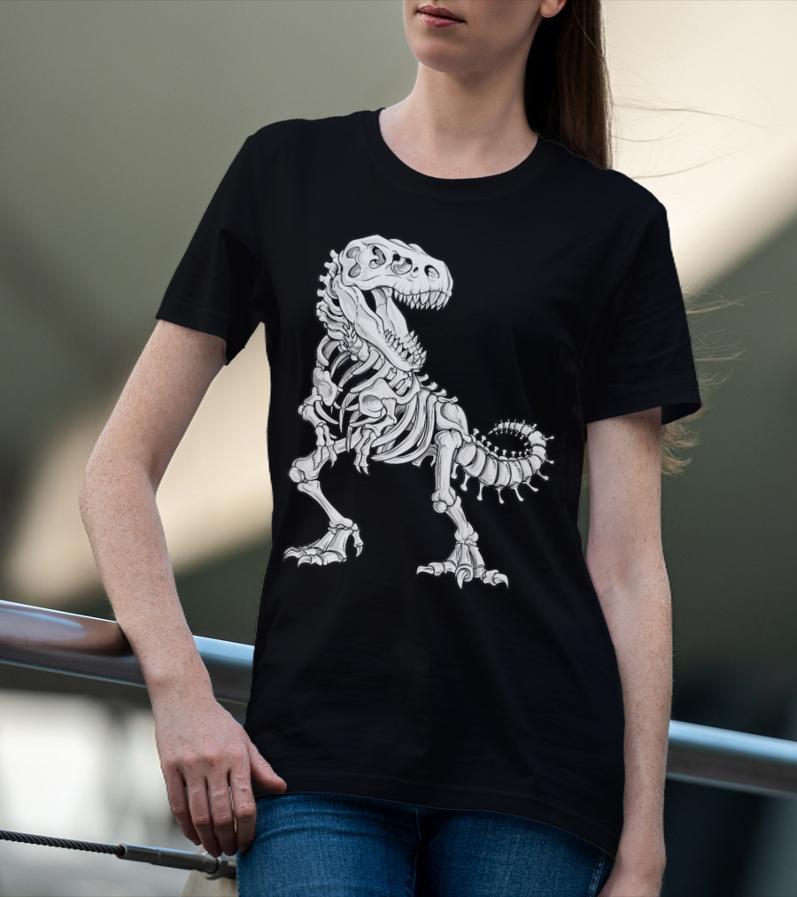 Dinosaur Skeleton T-Rex Fossil T-Shirt