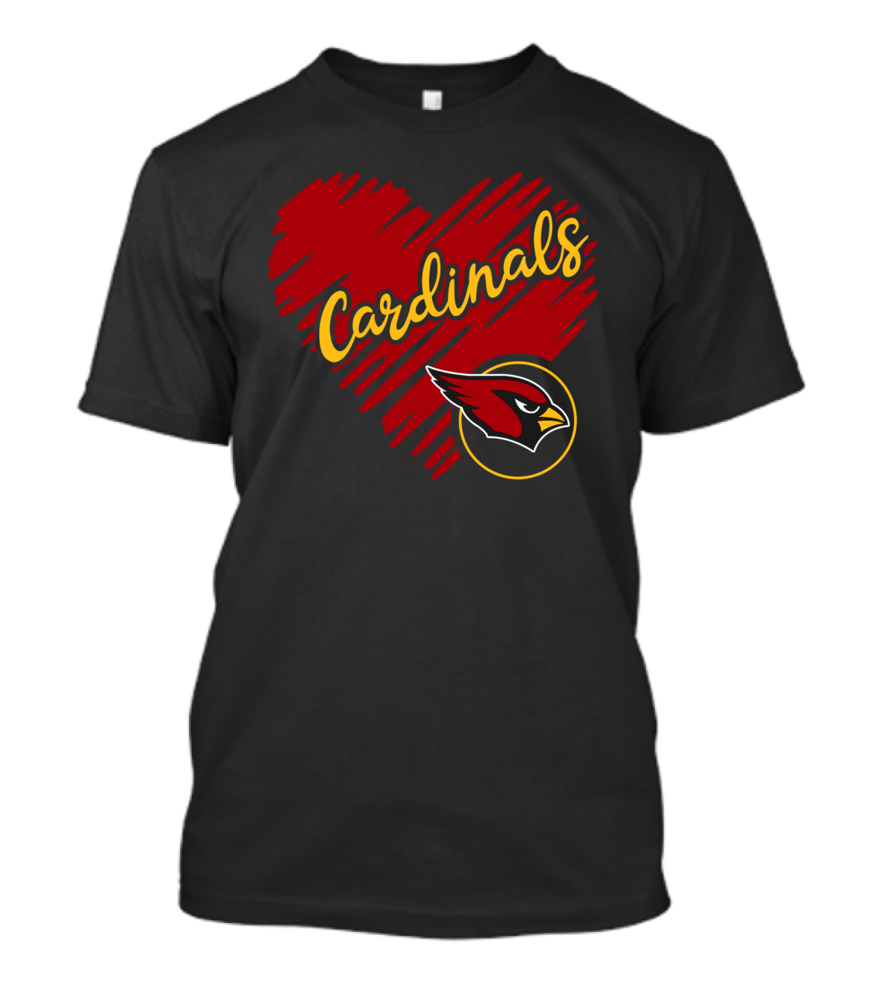 Cardinals Heart T-Shirt