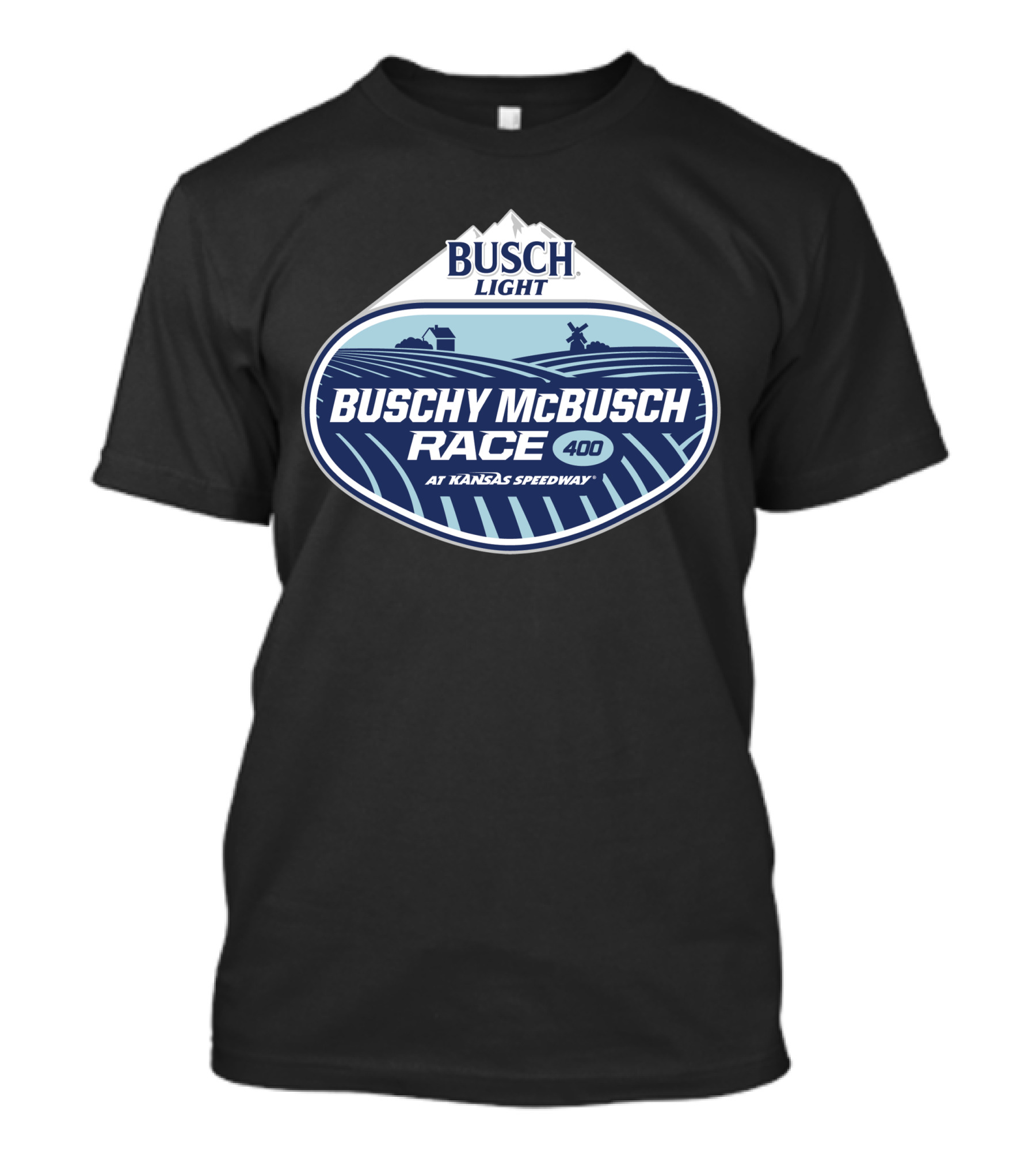 Busch Light Buschy McBusch Race 400 At Kansas Speedway T-Shirt