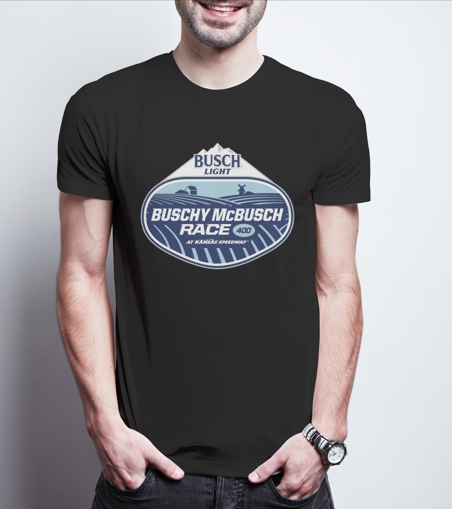 Busch Light Buschy McBusch Race 400 At Kansas Speedway T-Shirt
