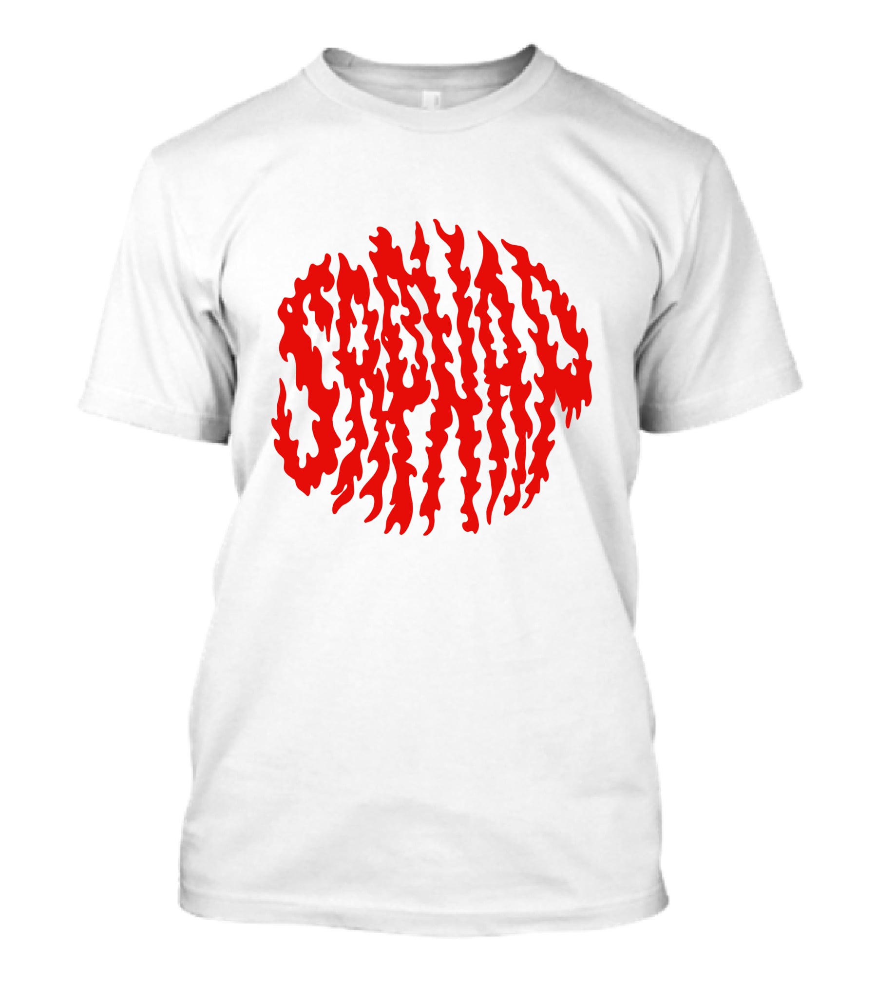 Sapnap Flame Name Red Fiery Merchandise T-Shirt