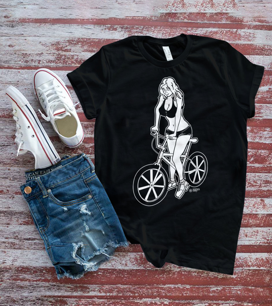 BMX Girl BustedTees T-Shirt